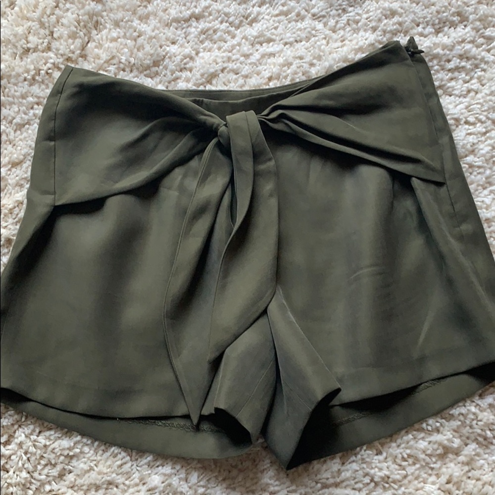Gianni Bono Hunter Green Tie Shorts
